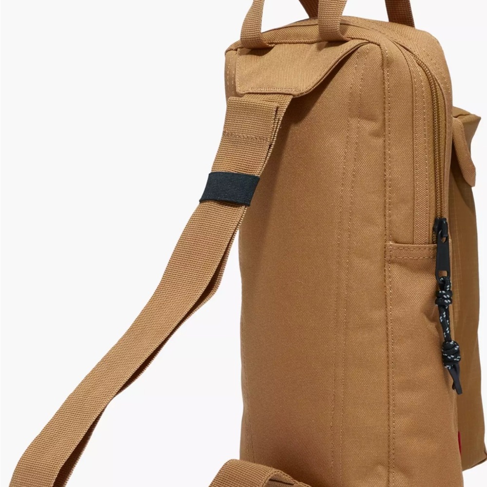 NEW Levi’s L Pack 2.0 Sling Khaki Brown Men’s Tactical Crossbody Bag Military - Picture 3 of 6